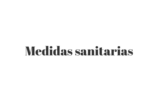 Medidas sanitarias frente Covid-19